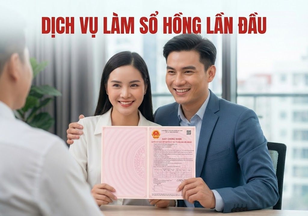 DỊCH VỤ LÀM SỔ HỒNG LẦN ĐẦU