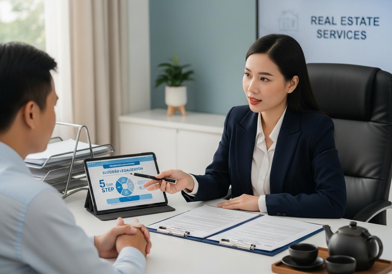 Quy trình 5 bước để cấp Sổ hồng lần đầu tại Đầu Bếp Nhà Đất