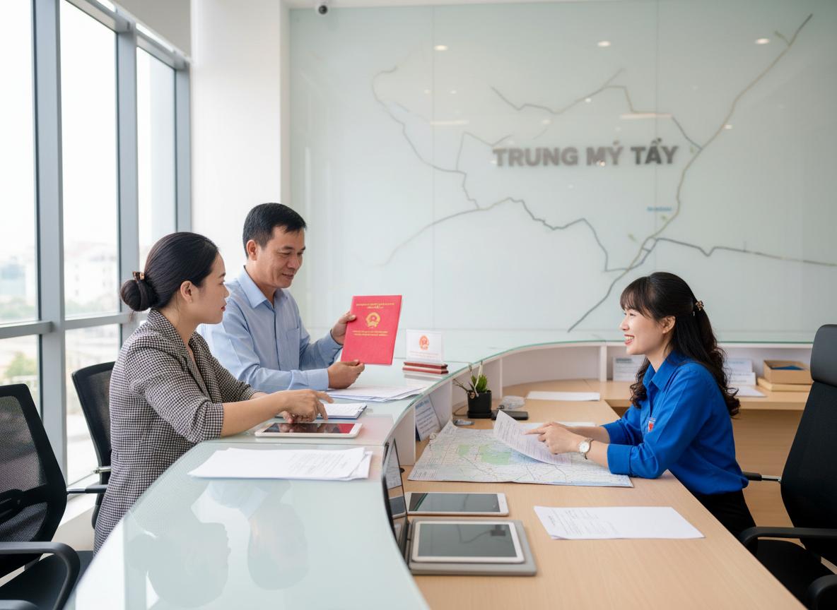 Làm sổ hồng phường Trung Mỹ Tây